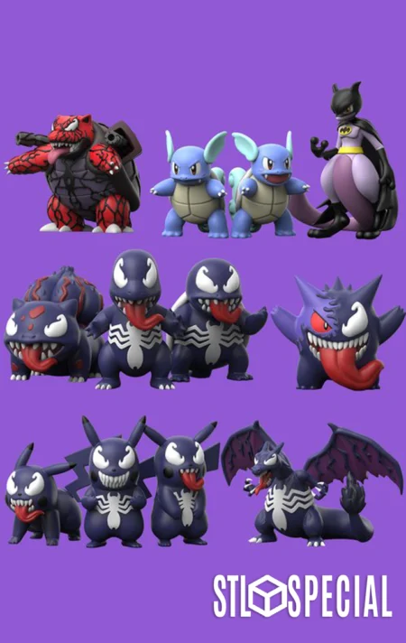 Pokemon Venom Pack with Bonus STL