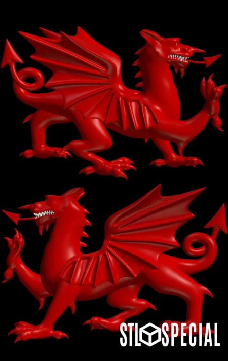 Welsh Dragon STL