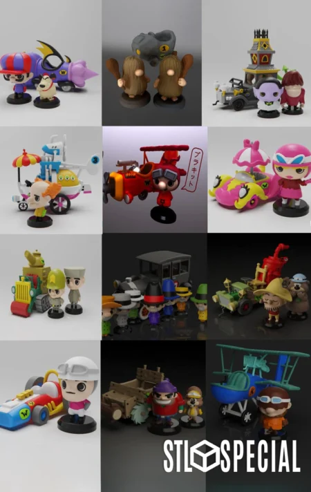 Wacky Races Ultimate STL Pack