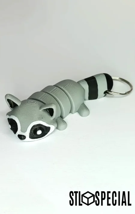 Raccoon Articulated Flexi Toy