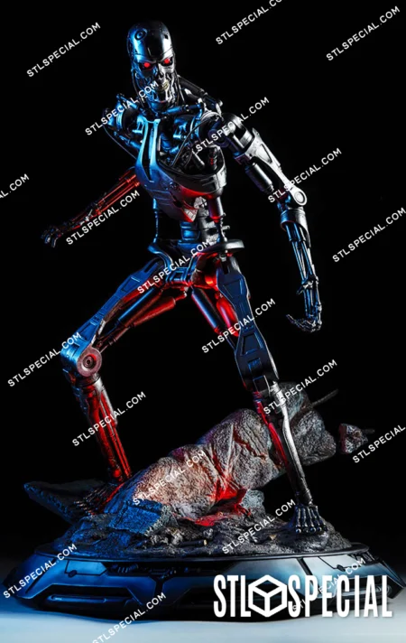 Terminator T-800 STL File 3D Model