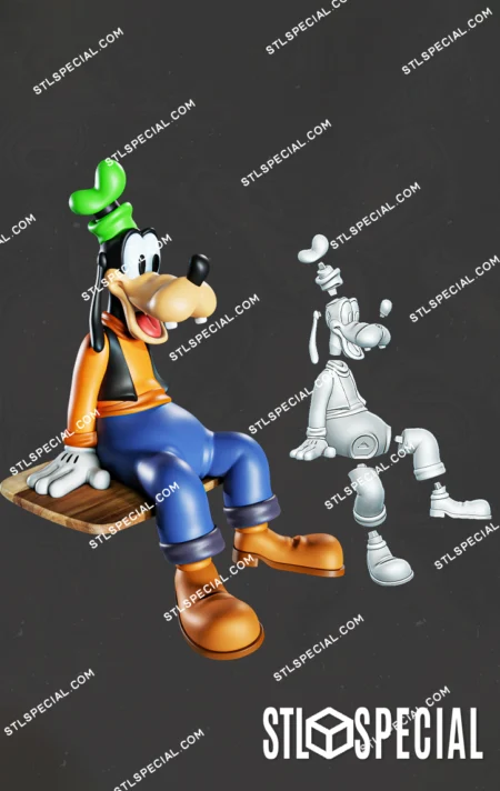 Goofy STL Files and 3D Model