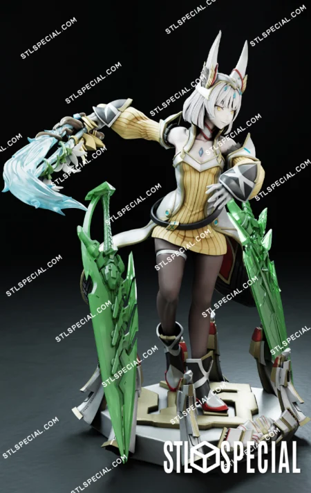 Nia STL File – Xenoblade 3D Model