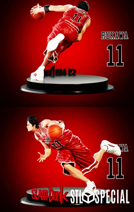 Rukawa Slam Dunk STL File 3D Model