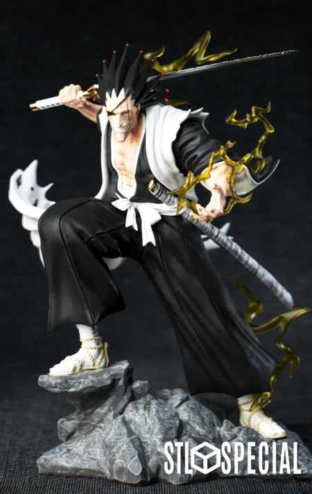 Bleach Zaraki Kenpachi STL File – 3D Model