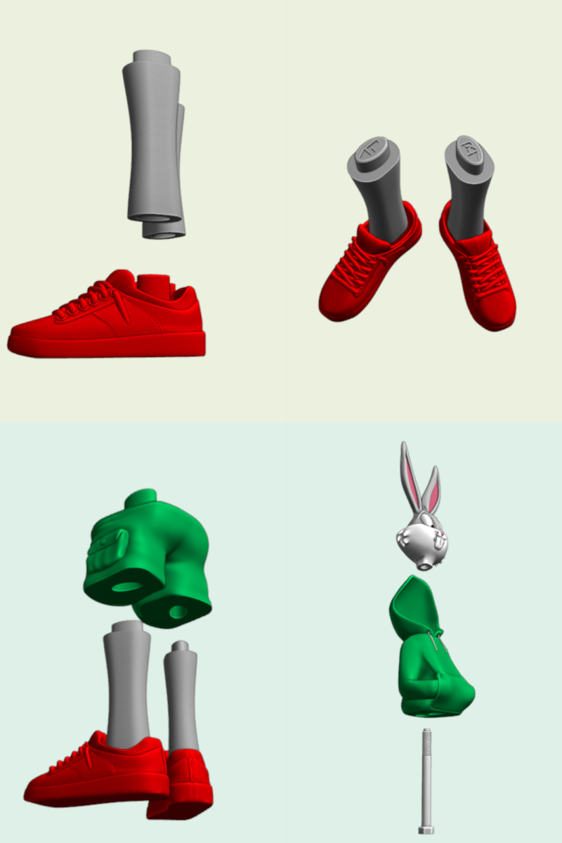 Bugs Bunny Urban Vibes STL 3D Model