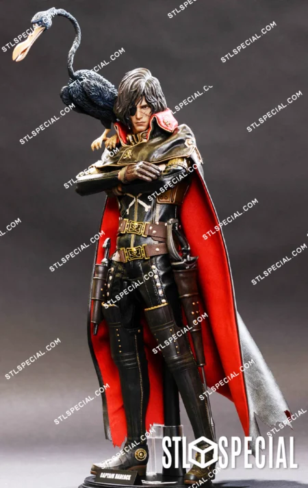 Captain Harlock STL Files and 3D Model