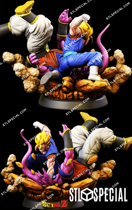 Vegito vs Buu STL – 3D Model