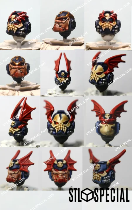 Edge Lords of the Night Helmets STL Files and 3D Model