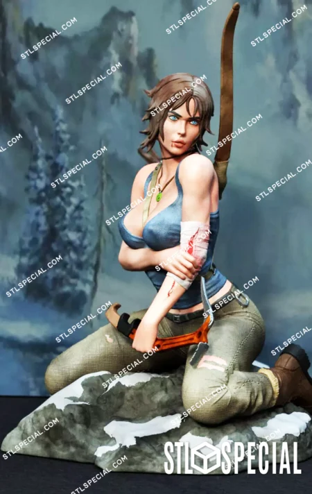 Lara Croft V4 STL 3D Model