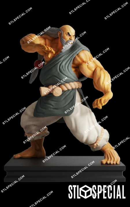 Gouken STL 3D Model