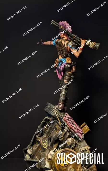 Ramona The Wasteland Warrior STL Model