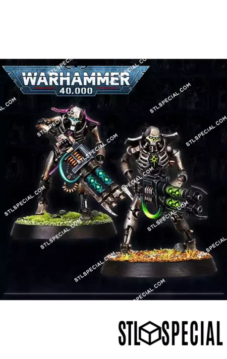 Necron Warriors STL 3D Models
