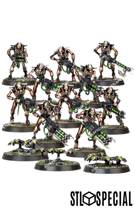 Necron Warriors STL 3D Models