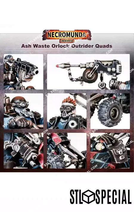 Orlock Outrider Quads STL 3D Model