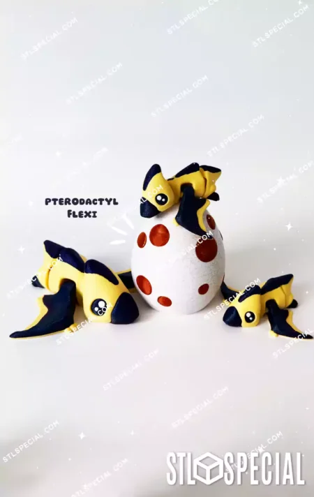 Pterodactyl Flexi STL And 3MF Model