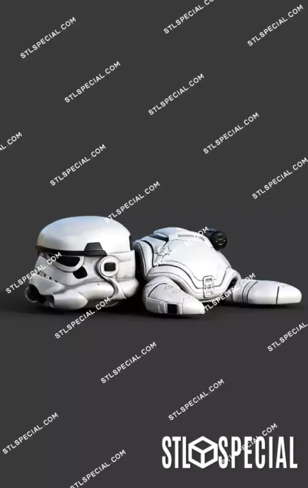 Super Flexi Turtle Stormtrooper STL and 3MF
