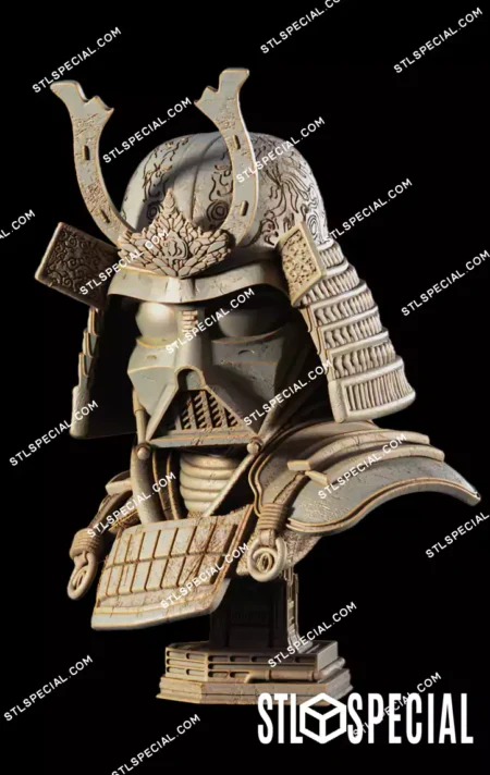 Darth Vader Samurai Bust STL 3D Print Files