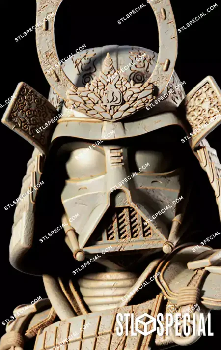 Darth Vader Samurai Bust STL 3D Print Files