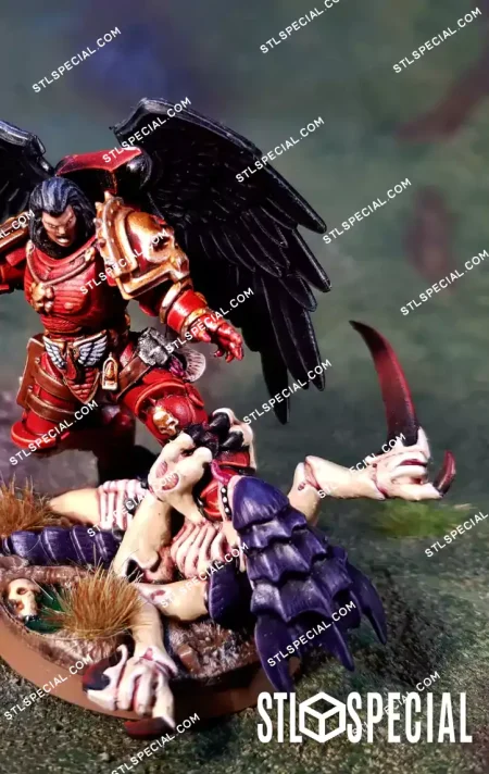 Astorath the Grim vs Genestealer STL Model