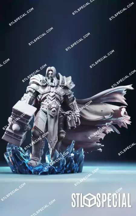 Arthas STL 3D Printing Figurine