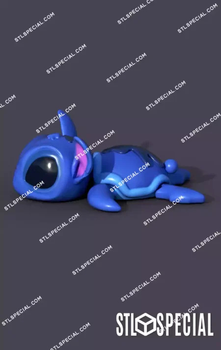 Super Flexi Turtle Stitch STL and 3MF