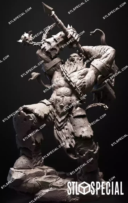 BlackHand Warcraft STL 3D Print Model