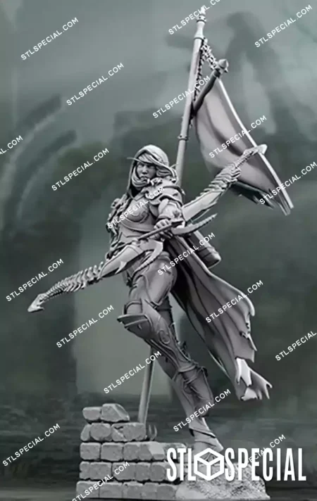 Sylvanas Windrunner STL 3D Model