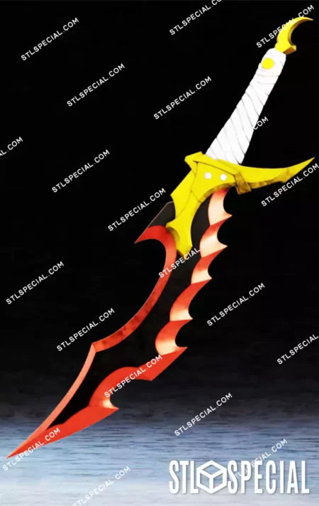 Knight Killer Dagger STL 3D Model