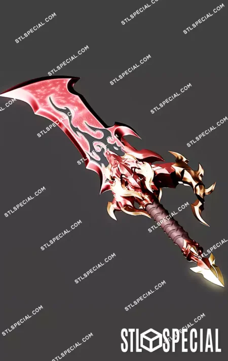 Demon King Daggers STL 3D Model