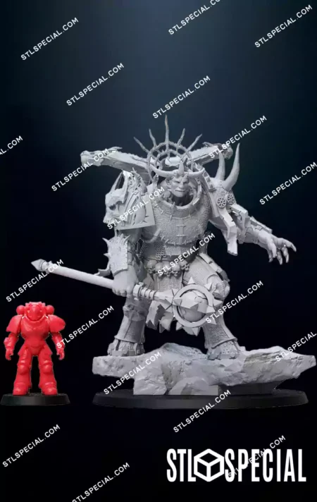 Warlock Demon STL 3D Model