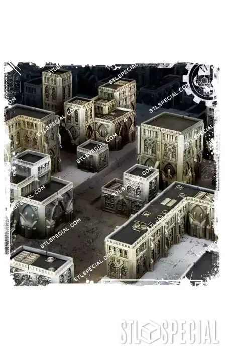 Adeptus Titanicus Civitas Imperialis Sector STL Pack