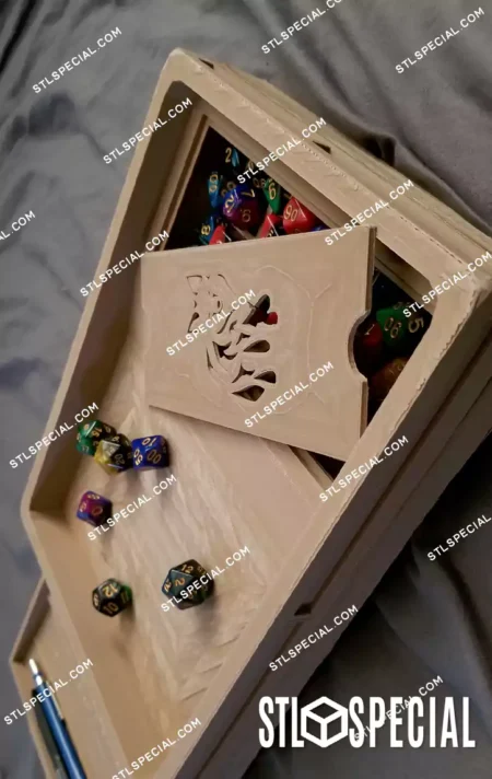 DND Dice Trays STL 3D Model
