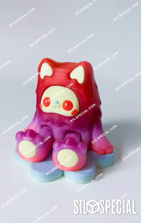 Woobu Koneko & Flower Tier Stand STL Set