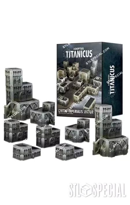 Adeptus Titanicus Civitas Imperialis Sector STL Pack