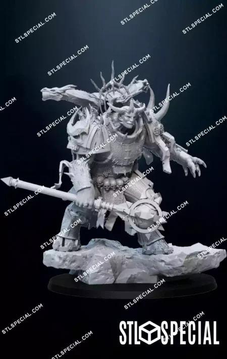 Warlock Demon STL 3D Model