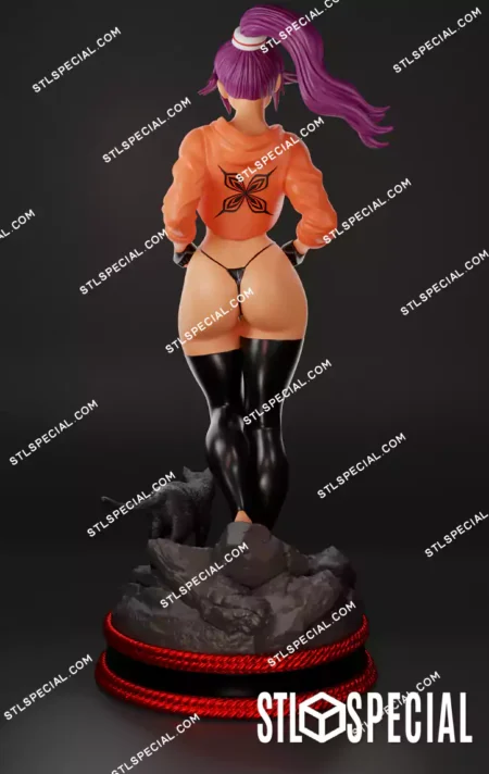 Yoruichi Sexy STL 3D Model