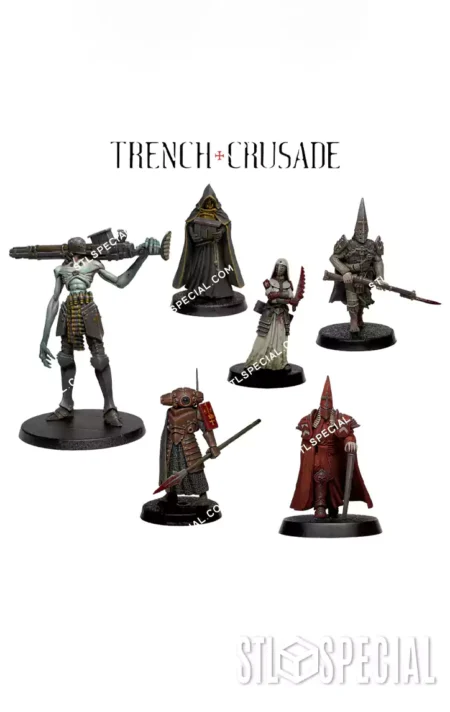 Trench Crusade Miniature Set STL Files