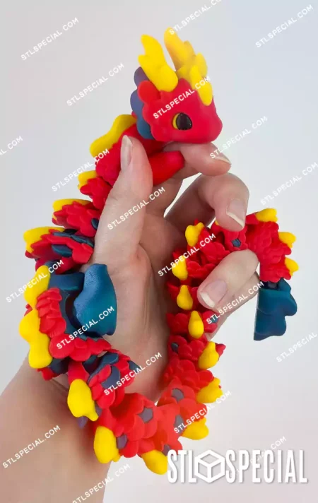 Baby Dragon and Egg STL 3D Model