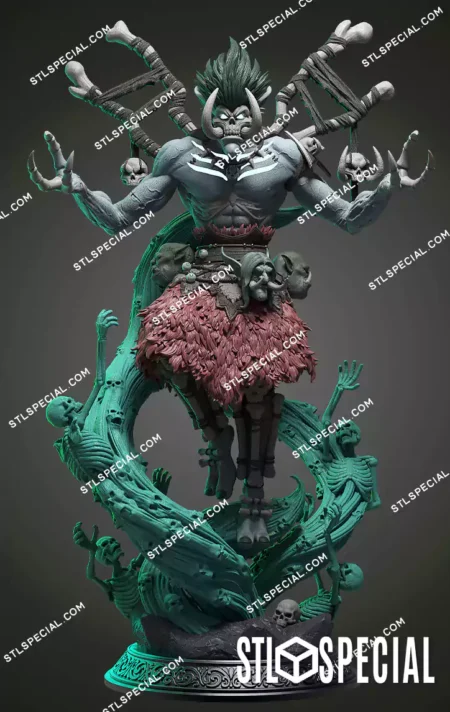 Bwonsamdi Warcraft STL 3D Printable Model