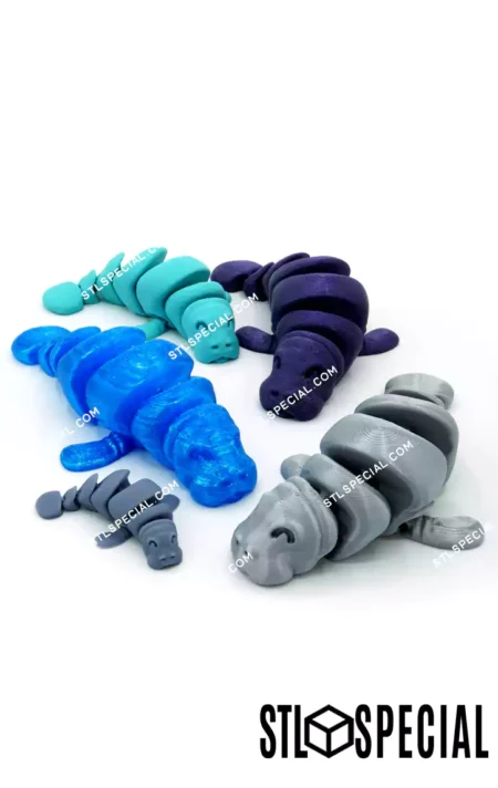 Articulated Manatee STL File