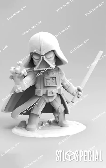 Darth Vader Chibi STL 3D Model