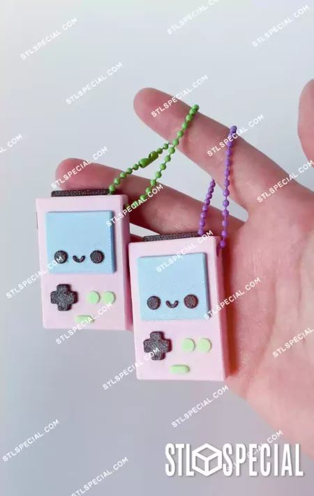 Console Container plus Keychain STL & 3MF