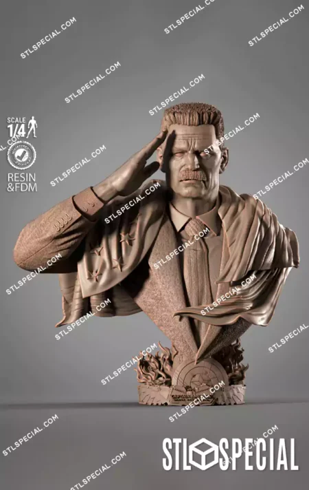 Marvel Ross Portrait Bust STL File