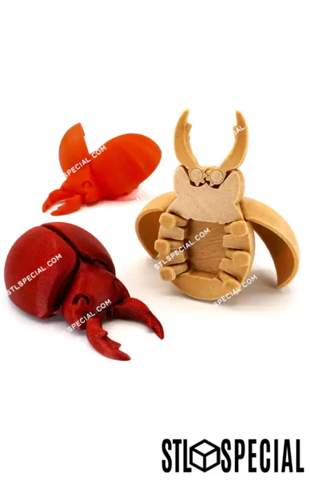 Happy Beetles Articulated STL Files