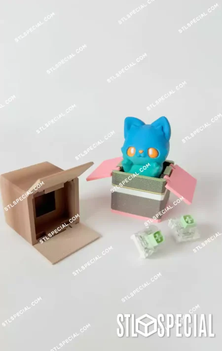 Box Clickers Kitty, Bunny & Piggy STL Set