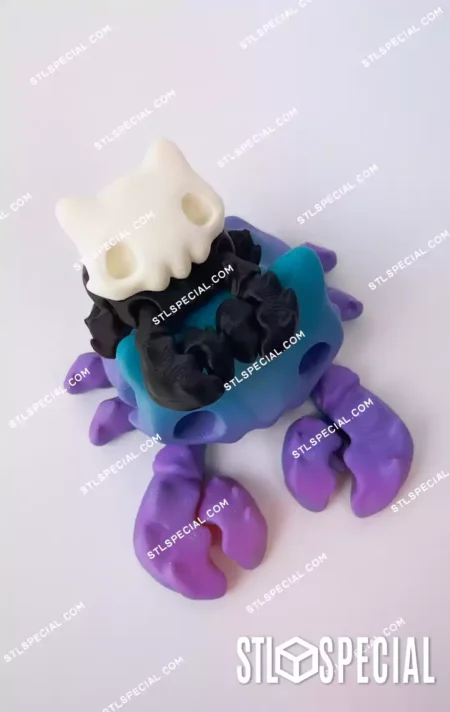 Skelly Crab STL and 3MF Files