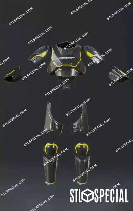 Helldivers 2 – B-01 Tactical Armor STL Files