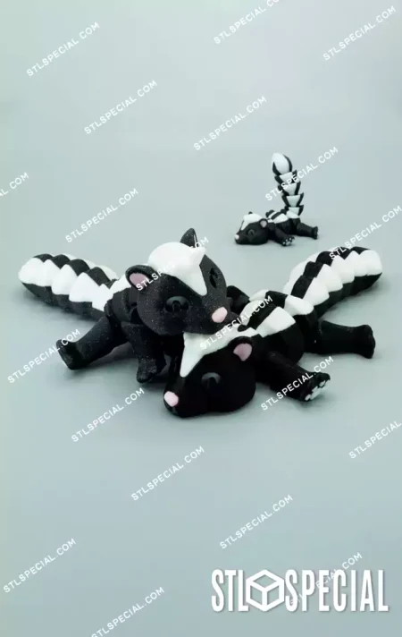 Articulated Skunk STL and 3MF Files