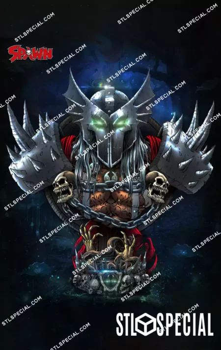 Dark Age Spawn Portrait Bust STL Files